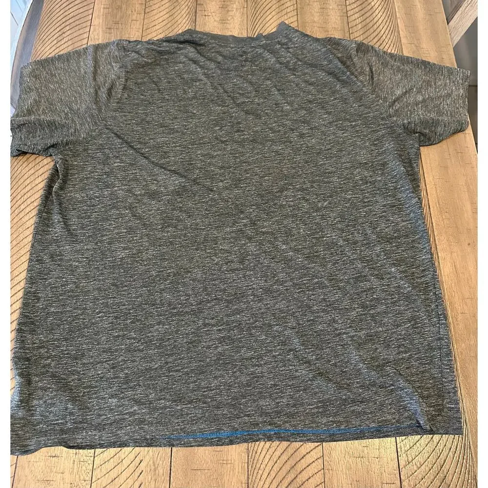 The North Face Heather Gray Short Sleeve T-Shirt Men's XL Distressed Logo Tee